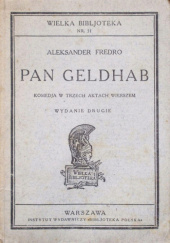 Okładka książki Pan Geldhab. Komedja w trzech aktach wierszem Aleksander Fredro