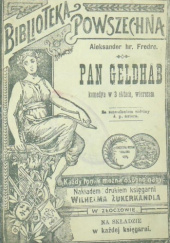 Okładka książki Pan Geldhab. Komedya w 3 aktach wierszem Aleksander Fredro