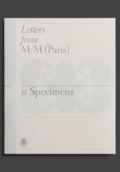 Okładka książki Letters from M/M (Paris). II Specimens Paul McNeil