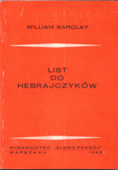 Okładka książki List do Hebrajczyków William Barclay