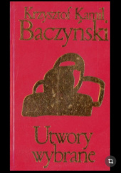 Okładka książki Utwory wybrane Krzysztof Kamil Baczyński