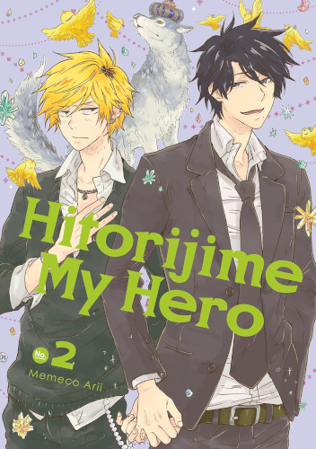 Okładki książek z cyklu Hitorijime My Hero
