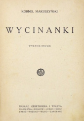 Okładka książki Wycinanki Kornel Makuszyński