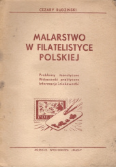 Okładka książki Malarstwo w filatelistyce polskiej Cezary Rudziński
