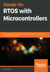 Okładka książki Hands-On RTOS with Microcontrollers Brian Amos