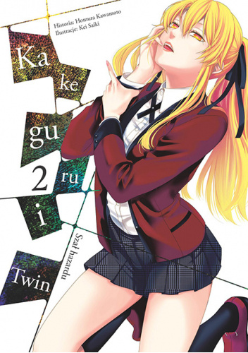 Okładki książek z cyklu Kakegurui Twin