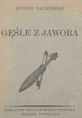 Okładka książki Gęśle z jawora Antoni Zachemski