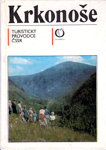 Okładki książek z cyklu Turistický průvodce ČSSR