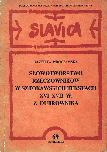 Okładki książek z serii Prace Slawistyczne