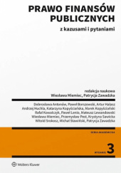 Okładka książki Prawo finansów publicznych z kazusami i pytaniami Wiesława Miemiec, Patrycja Zawadzka