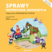 Okładka książki Sprawy inspektora Krokodyla. Tajemnice dziesięciu uczuć Susanna Isern