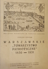 Warszawskie "Towarzystwo Patriotyczne" 1830-1831
