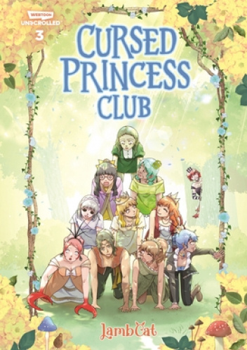 Okładki książek z cyklu Cursed Princess Club Series