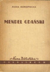 Okładka książki Mendel Gdański Maria Konopnicka