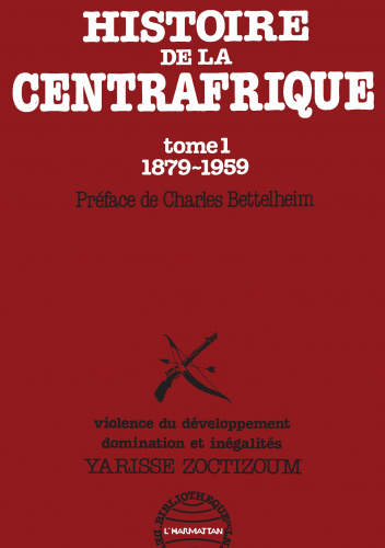 Okładki książek z cyklu Histoire de la Centrafrique