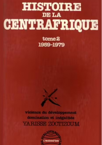 Okładki książek z cyklu Histoire de la Centrafrique