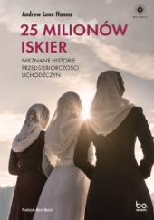 Okładka książki 25 milionów iskier. Nieznane historie przedsiębiorczości uchodźczyń Andrew Leon Hanna