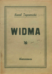 Okładka książki Widma Tadeusz Gajcy