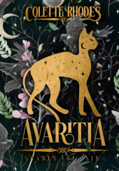 Okładka książki Avaritia Colette Rhodes
