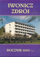 Okładka książki Iwonicz Zdrój Rocznik 2002 Tom V praca zbiorowa