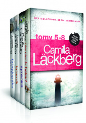 Okładka książki Pakiet: Saga o Fjällbace. Niemiecki bękart / Syrenka /Latarnik /Fabrykantka aniołków. Tom 5-8 Camilla Läckberg