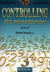 Okładka książki Controling dla menadżerów Edward Nowak