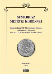 Okładka książki Sumariusz Metryki Koronnej Krzysztof Chłapowski