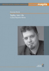 Okładka książki Topika tren i tło O poezji Wojciecha Wencla Dorota Heck
