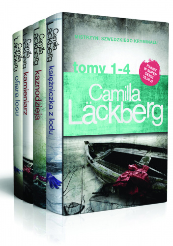 Camilla Lackberg Tom 1-4 Księżniczka z lodu / Kaznodzieja / Kamieniarz