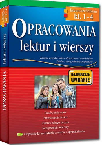Opracowania lektur i wierszy Klasa 1-4 Liceum technikum - praca