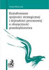 Okładka książki Kształtowanie spójności strategicznej i dojrzałości procesowej a oburęczność przedsiębiorstwa Paweł Mielcarek