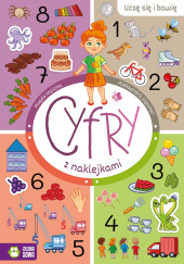Okładka książki Uczę się i bawię Cyfry z naklejkami Magda Malicka