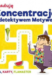 Okładka książki Koncentracja z detektywem Motywem Rysuję i zgaduję Agnieszka Biela