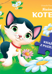 Książka z puzzlami Nieśmiały kotek