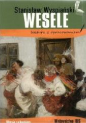 Okładka książki Wesele z opracowaniem Stanisław Wyspiański