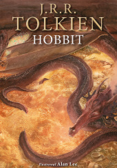 Okładka książki Hobbit. Wersja ilustrowana J.R.R. Tolkien