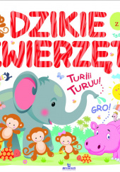 Okładka książki Dzikie zwierzęta Książka edukacyjna z puzzlami Jarek Żukowski