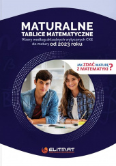 Okładka książki Maturalne tablice matematyczne 2023 praca zbiorowa