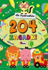 Okładka książki 204 zagadki dla bystrzaków Jola Czarnecka