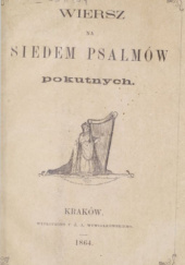 Okładka książki Wiersz na siedem psalmów pokutnych Wacław Rzewuski