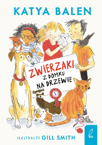 Okładki książek z cyklu Zwierzaki z domku na drzewie