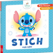 Okładka książki Disney Maluch. Moje pierwsze opowiastki. Stich myje ząbki praca zbiorowa