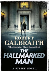 Okładka książki The Hallmarked Man Robert Galbraith
