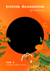 Okładka książki jestem doznaniem eff kozłowska.