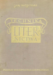 Okładka książki Technika liternictwa Jan Wojeński