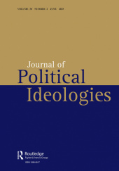 Okładka książki Journal of Political Ideologies 2/2025 praca zbiorowa