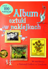 Okładka książki Album sztuki w naklejkach Sarah Courtauld,&nbsp;Kate Davies