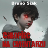 Chłopiec na cmentarzu