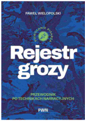 Okładka książki Rejestr grozy. Przewodnik po technikach narracyjnych Paweł Wielopolski