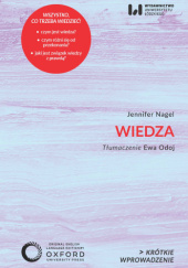 Okładka książki Wiedza Jennifer Nagel
